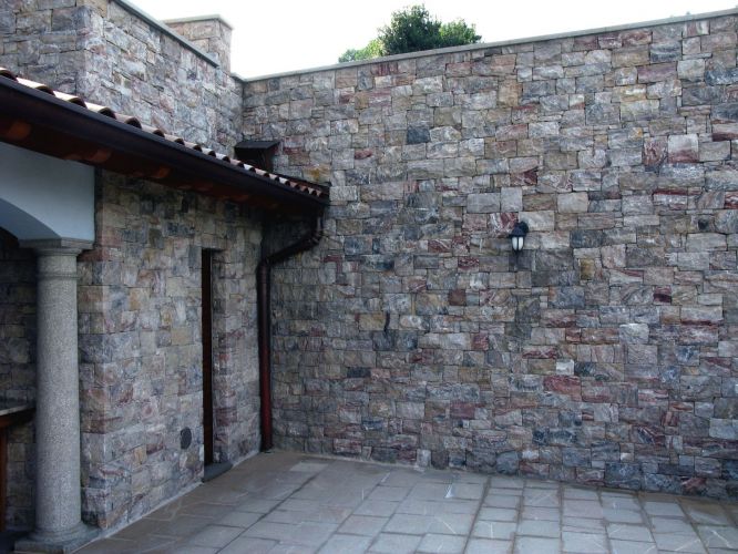 Muri esterni - abitazioni outdoor - in pietra naturale